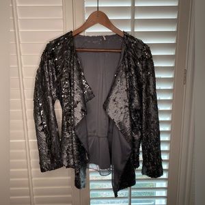Free People Sequin Jacket